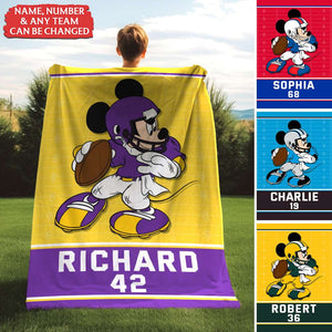 American Football- Personalized Blanket-05huqn040823- Gift For American Football Lovers-Homacus