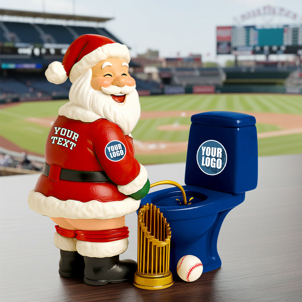 Santa’s Funny Rivalry Christmas Acrylic Plaque - Personalized Gifts For Fans 01HUDT131025-Homacus