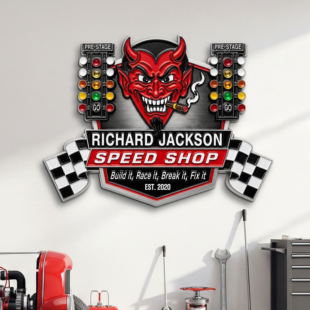 Horror Drag Racing Metal Sign - Personalized Christmas Gifts For Racing Lovers 06natn300625-Homacus