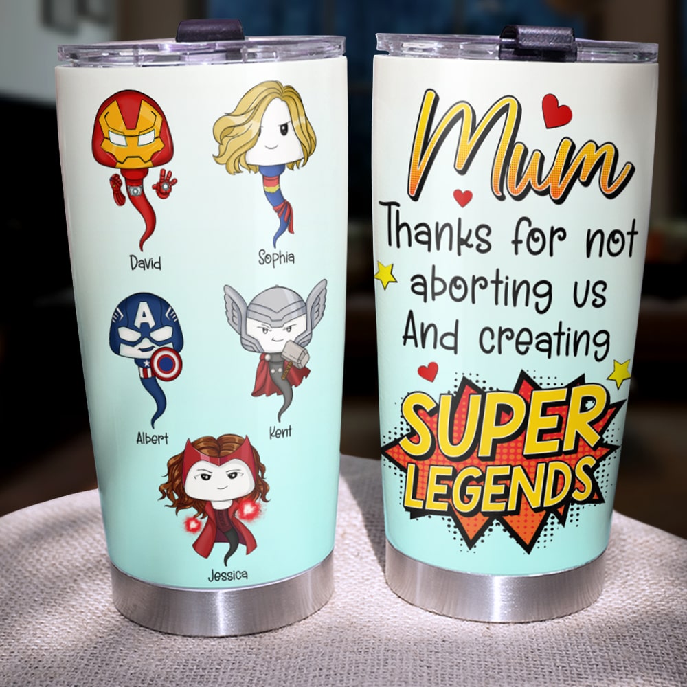 Personalized Gifts For Mom Tumbler Thanks For Not Aborting Us 04ohqn280224ha-Homacus
