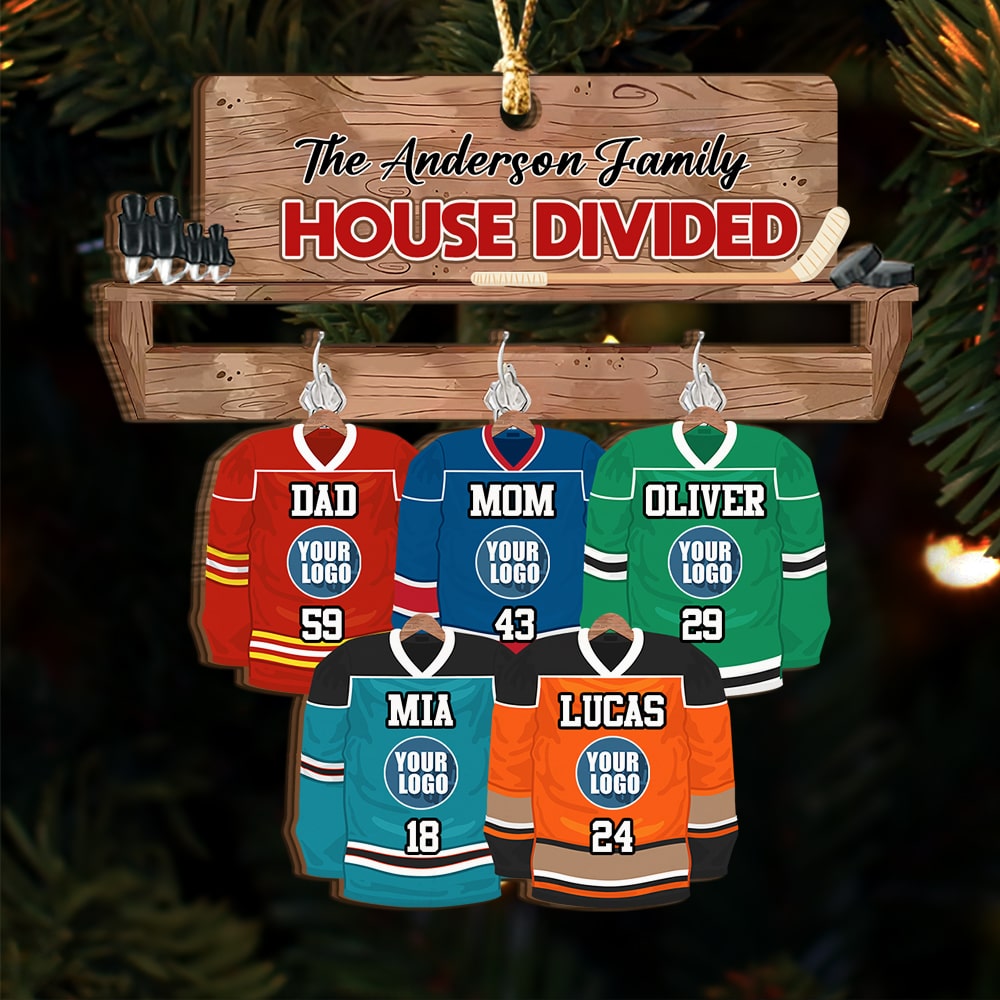 Personalized Christmas Gifts For Ice Hockey Lovers Family Ornament 02hudt141024-Homacus