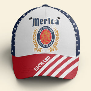 Personalized Gifts For Dad Classic Cap 01naqn040624 Independence Day-Homacus