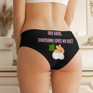 Personalized Gifts For Couple Men's Boxers and Women's Brief Some Bunny-Homacus