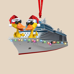 Personalized Gifts For Duck Lovers Christmas Ornament 05qhqn300923 Cruising Duck-Homacus