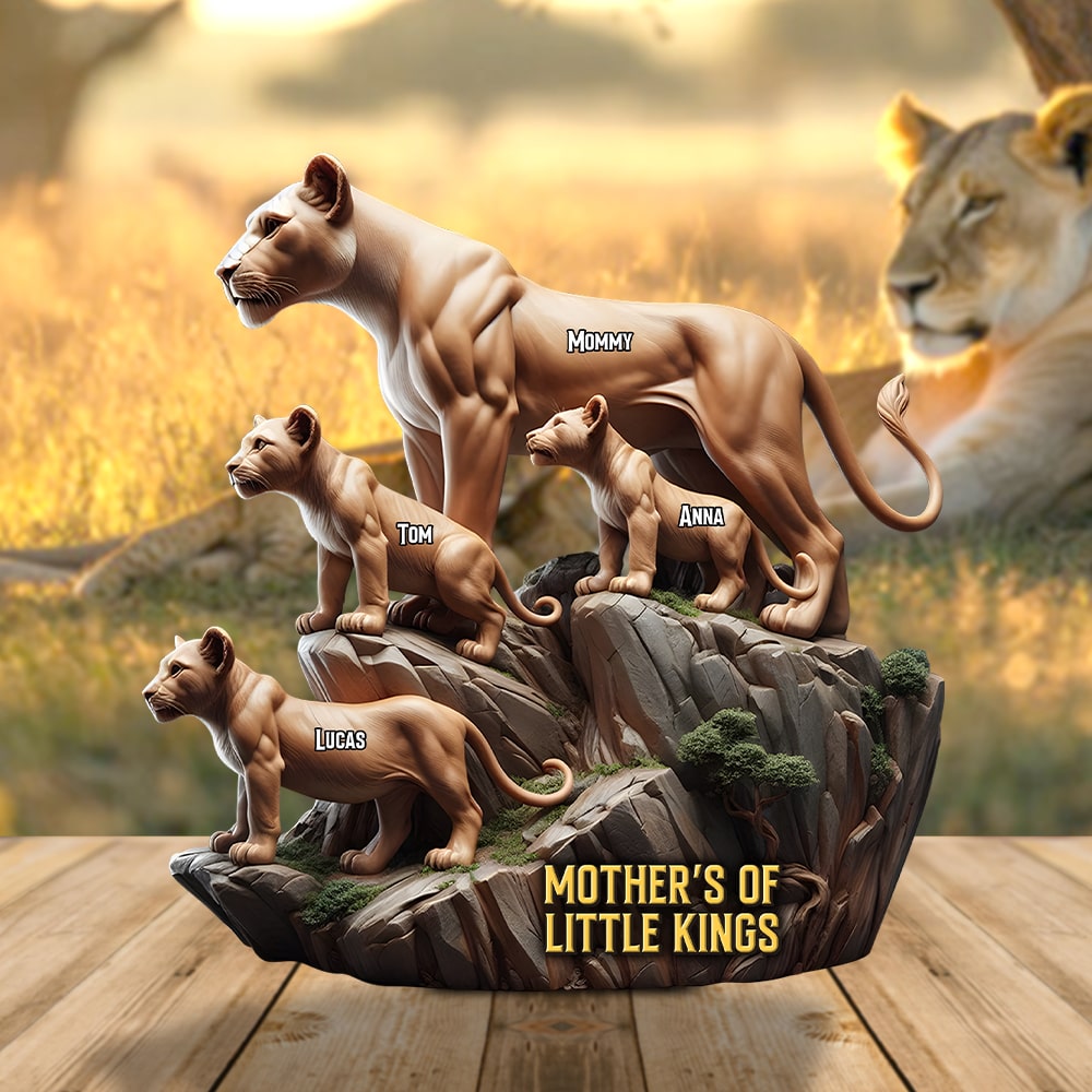 Lion Mom Plaque Christmas Decor - Personalized Gifts For Mom 02ohtn270325-Homacus