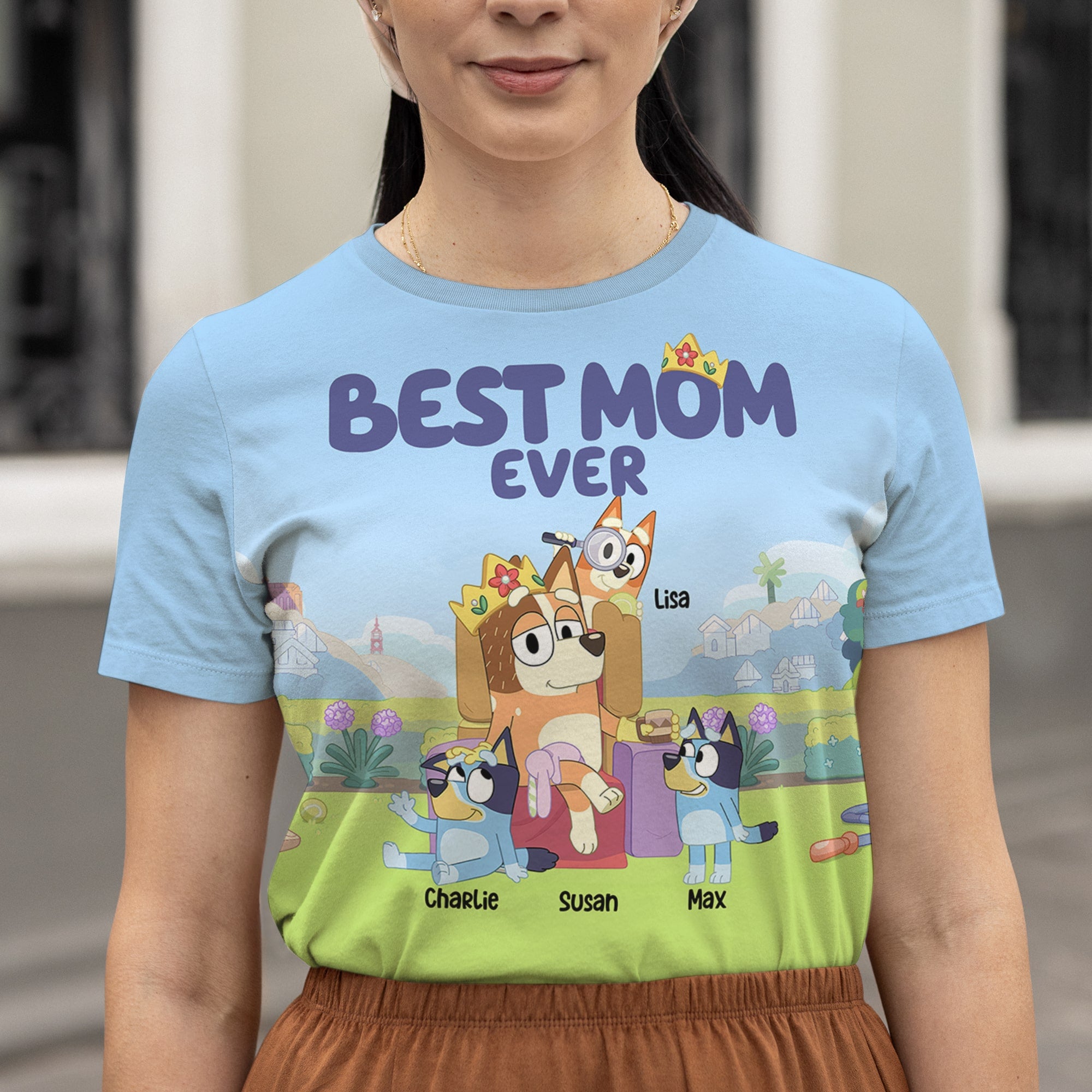 Personalized Gifts For Mom Shirt Best Mom Ever 07natn040424-Homacus
