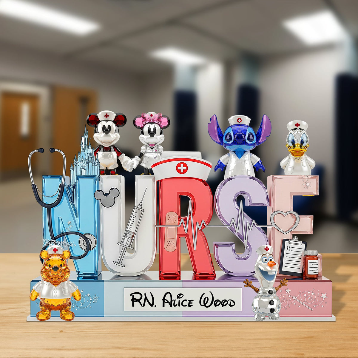 Cartoon Nurse Plaque - Personalized Gifts For Nurse 04ohtn270525-Homacus