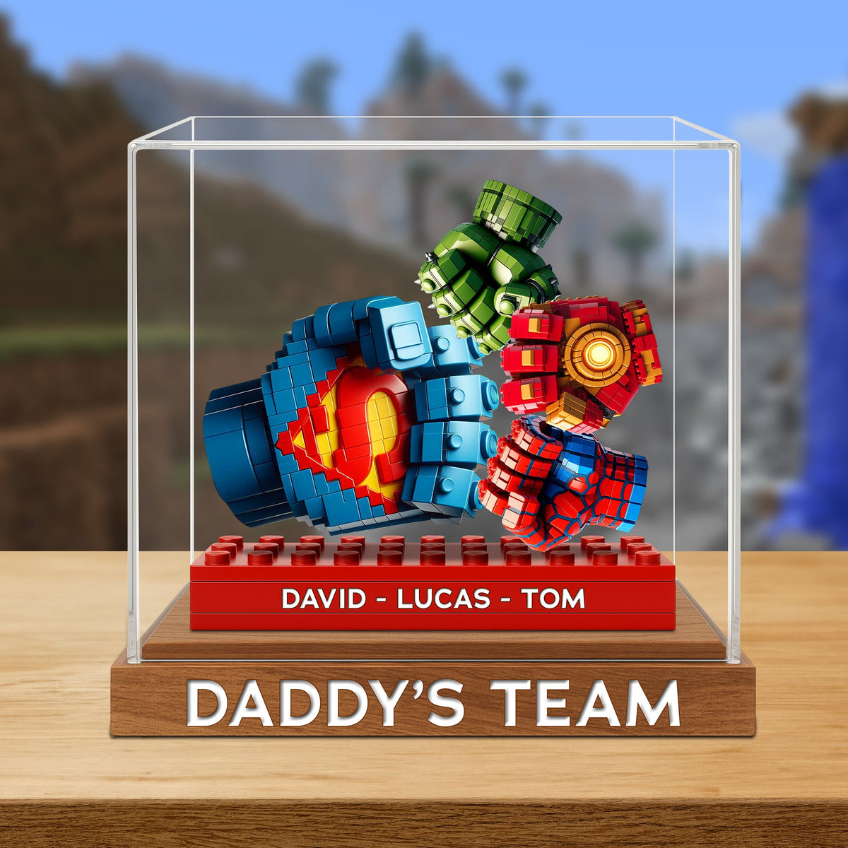 Daddy’s Holiday Dream Team – Custom Christmas Gifts From The Kids 03ohtn120525-Homacus