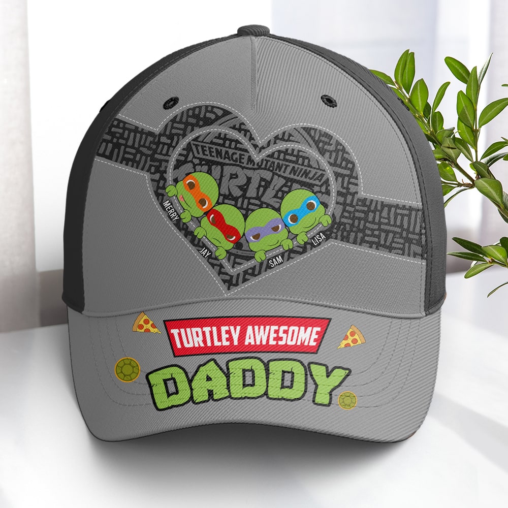 Turtle Dad Classic Cap - Personalized Gifts For Father 01htmh220524-Homacus