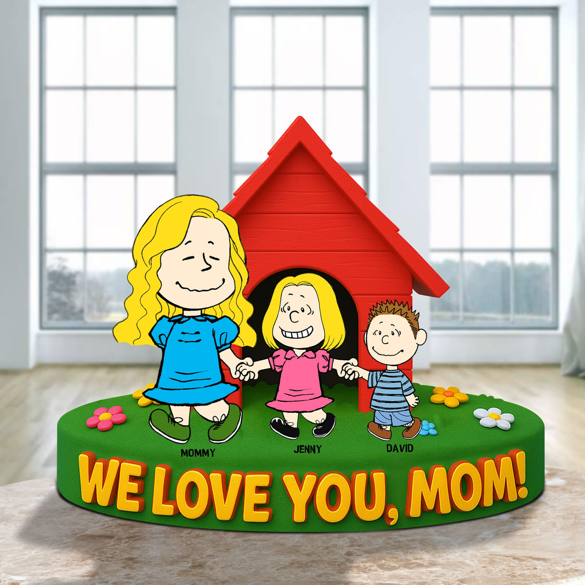 Personalized Gifts For Mom Plaque We Love You 03natn110425hh-Homacus
