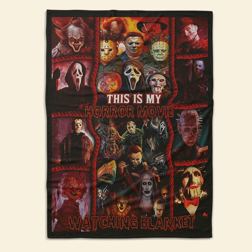 Halloween Gifts For Horror Movie Fans Blanket 01acxx280824-Homacus