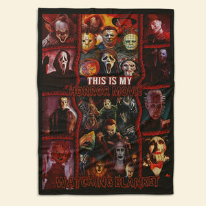 Halloween Gifts For Horror Movie Fans Blanket 01acxx280824-Homacus