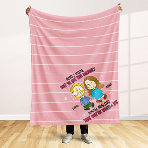 Personalized Gifts For Couple Blanket And I Hope You've Got The Snuggly Warm Feeling 02NATN170124HH-Homacus