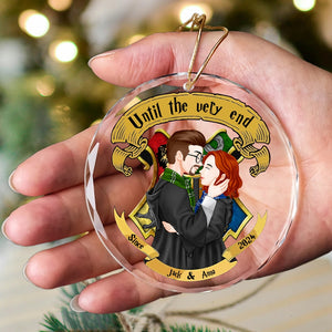 Hogwarts Couple Ornament - Witch & Wizard Couple - Personalized Gifts For Couple-Homacus