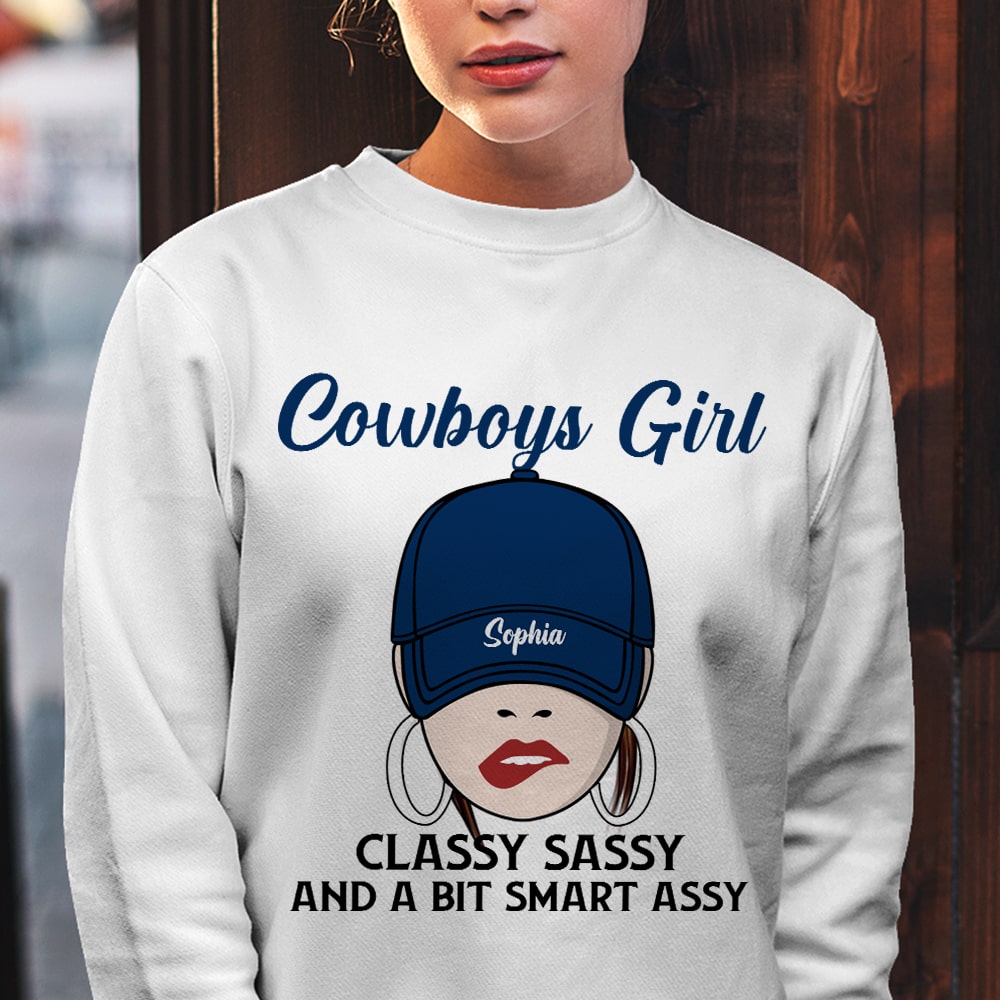 Personalized Gifts For Girlfriend Shirt Classy Sassy Girl-Homacus