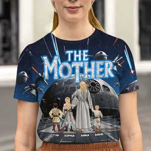 Personalized Gifts For Mom Shirt, Best Mother In The Galaxy 04qhtn120325hhhg-Homacus