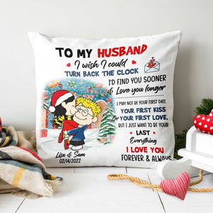 Personalized Gifts For Him Christmas Pillow 04xqmh041124hg To My Husband I Love You Forever & Always-Homacus