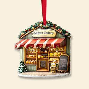 Personalized Gifts For Baker Christmas Ornament, Baking Store 02tgmh151124-Homacus