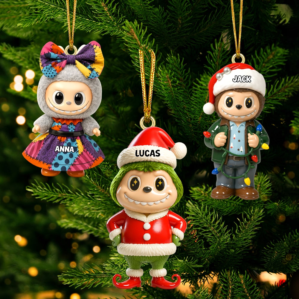 Cute Monsters Personalized Gifts For Xmas Movie Fans Acrylic Ornament 01hutn260825-Homacus