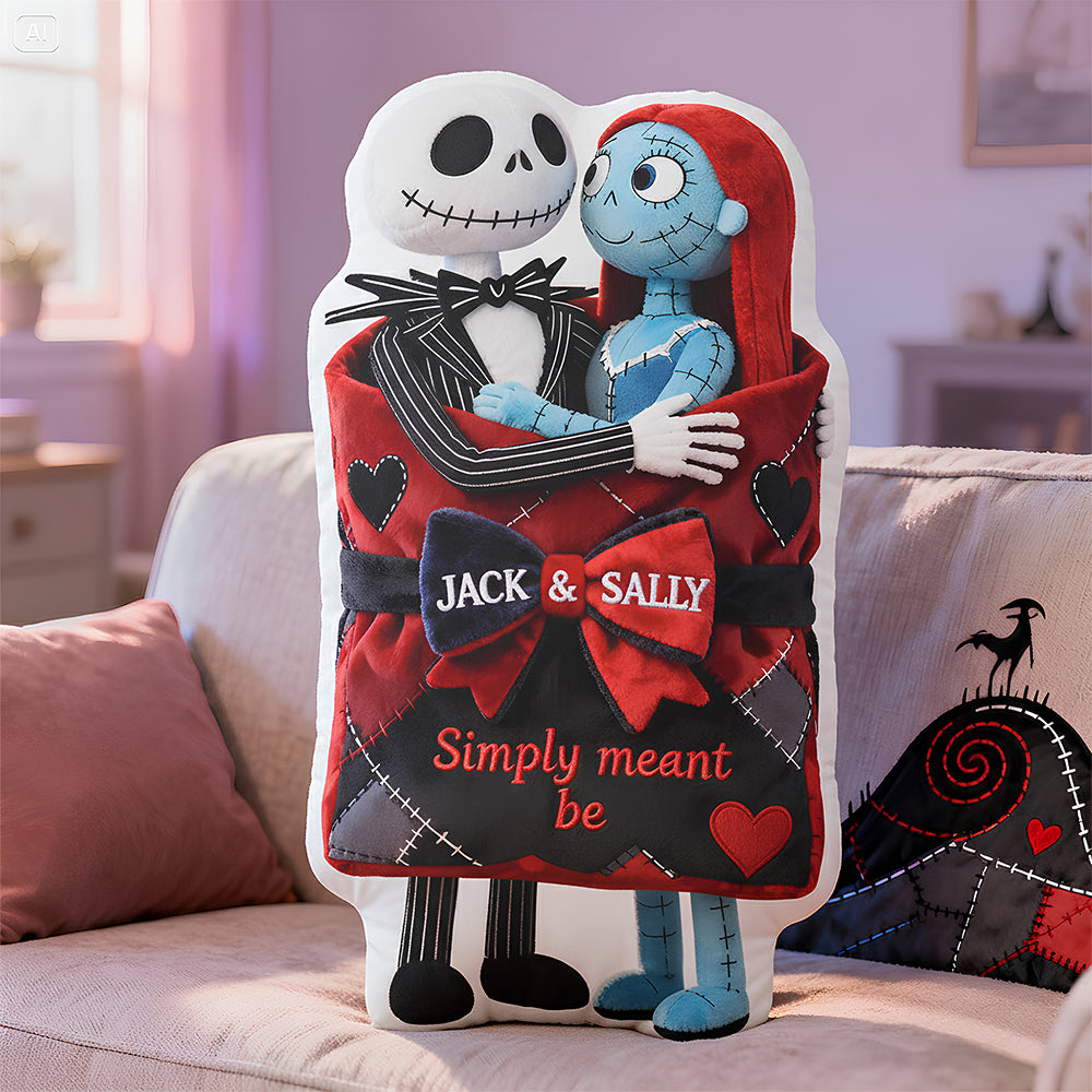 Skeleton Custom Shaped Pillow - Personalized Gifts For Couple 05ohdt301225-Homacus