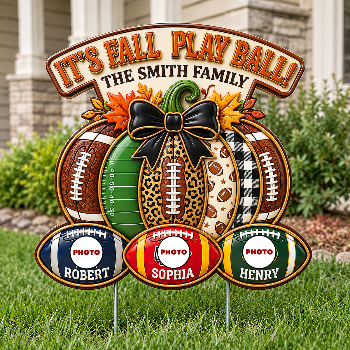 Sport Lovers Yard Sign - Personalized Gifts For Halloween Yard Sign 01NADT030926-Homacus