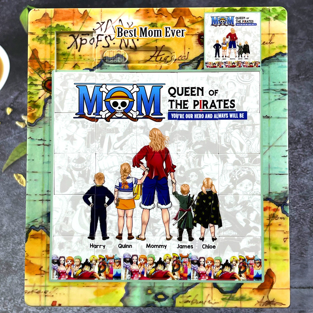 Personalized Gifts For Mom Sliding Puzzle Pirate Mom 04ACHU150425PA-Homacus