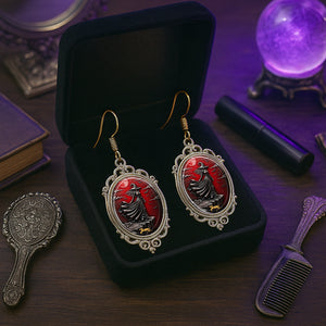 Mystic Witch Moon Earrings - Personalized Gifts For Witch Lovers 01PGTN110725-Homacus