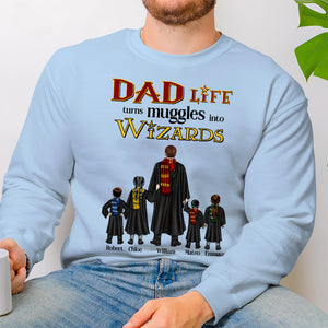 Personalized Gifts For Mom Shirt Mom Life Turns Muggles Into Wizards 08HUDT190324TM-Homacus