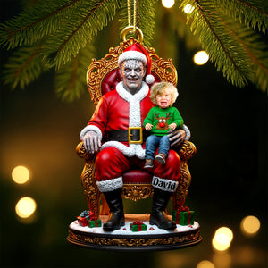 Horror Santa Custom Photo Ornament Christmas Gifts 01DTDT100925-Homacus