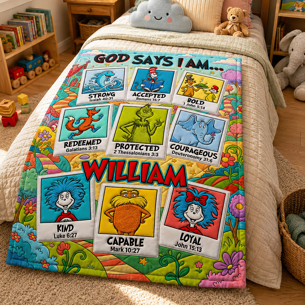 God Say I Am Faithful Blanket - Personalized Gifts For Christian Blanket 01PADT040826
