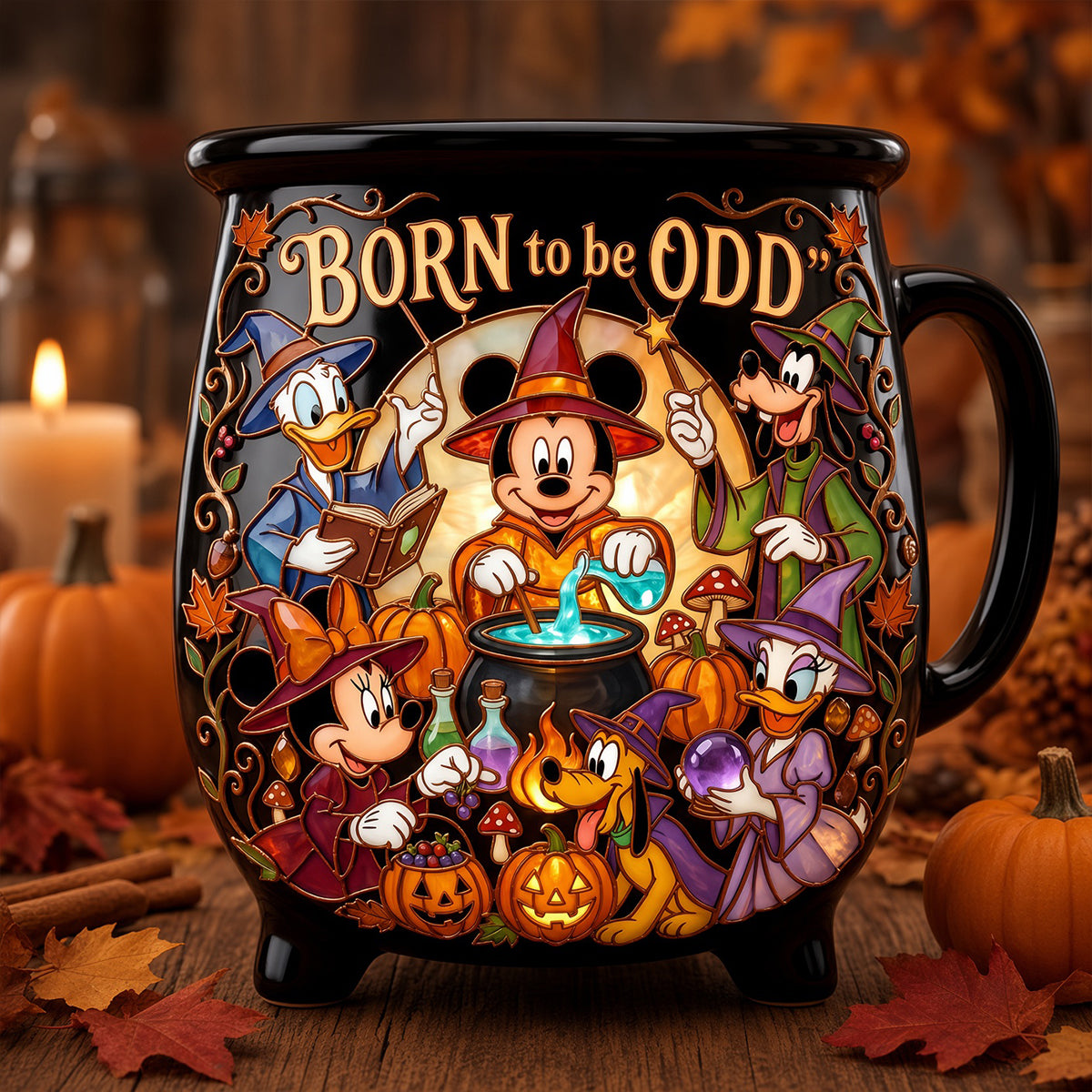 Odd Witches Ceramic Cauldron Mug - Personalized Gifts 02padt180826
