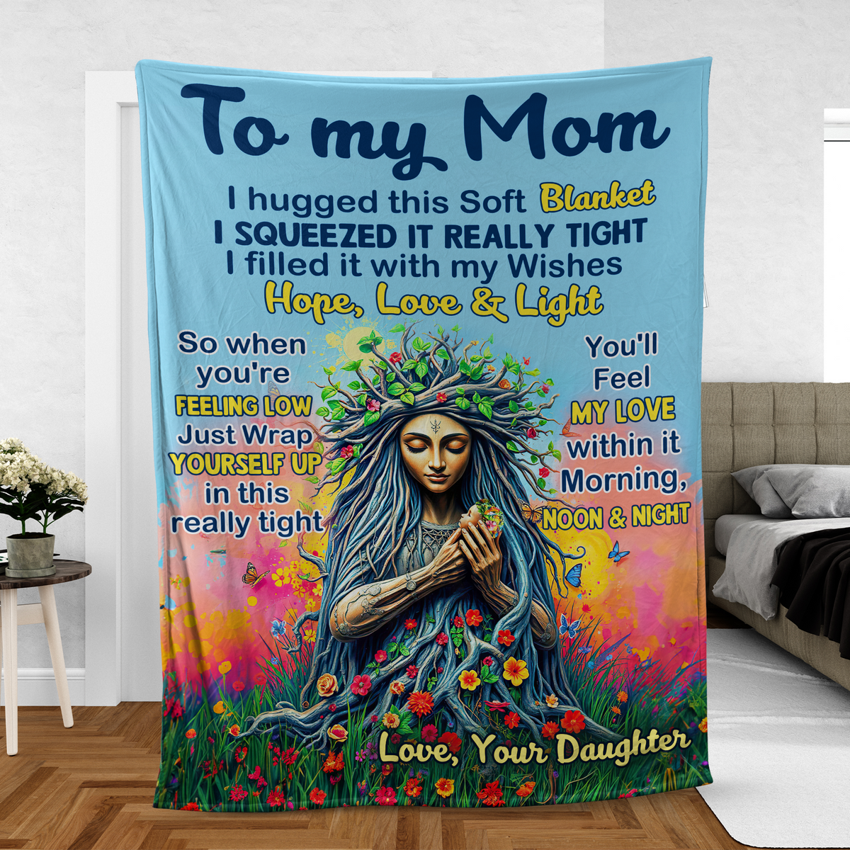 Personalized Gifts For Mom Blanket 05hupu170225 Feel My Love Within It-Homacus