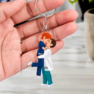 Personalized Gifts For Couple Keychain 05qhtn100125pa Custom Job Costumes-Homacus