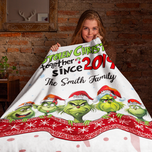 Personalized Christmas Gifts For Family Blanket 03ohpu131124 Stolen Christmas Together-Homacus