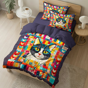 Gifts For Cat Lovers Quilt Bedding Set 03HUDT210125-Homacus