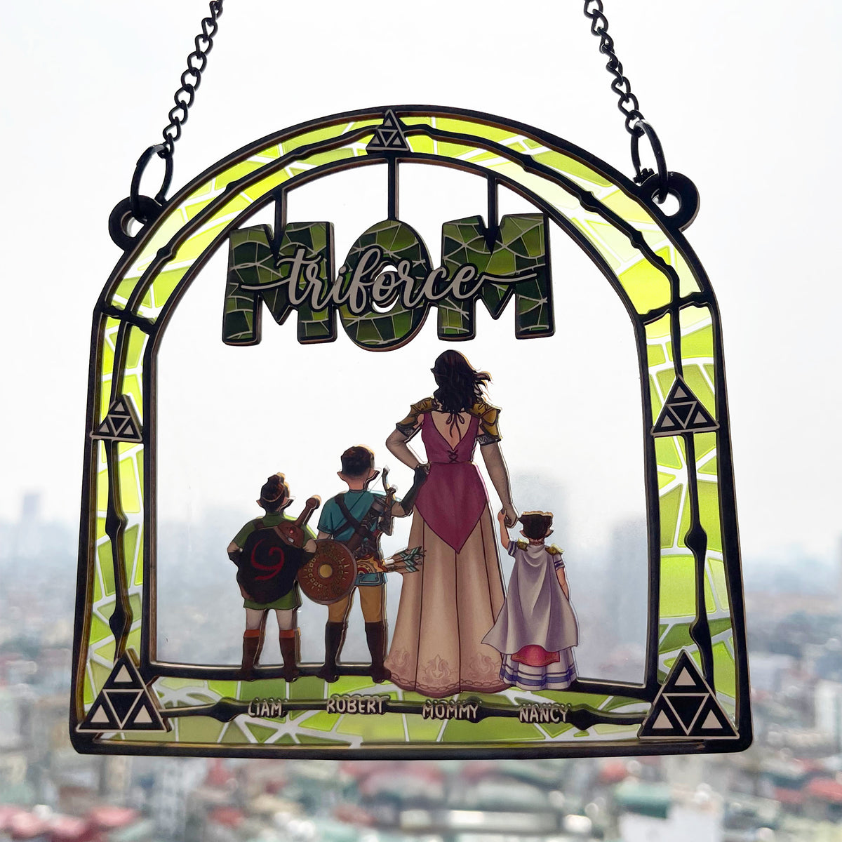 Personalized Gifts For Mom Window Hanging Suncatcher Ornament 03ohpu150225hg-Homacus