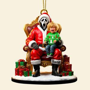 Horror Santa Custom Photo Ornament Christmas Gifts 01DTDT100925-Homacus