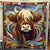 Gifts For Highland Cow Lovers Blanket Abstract Highland Cow-Homacus