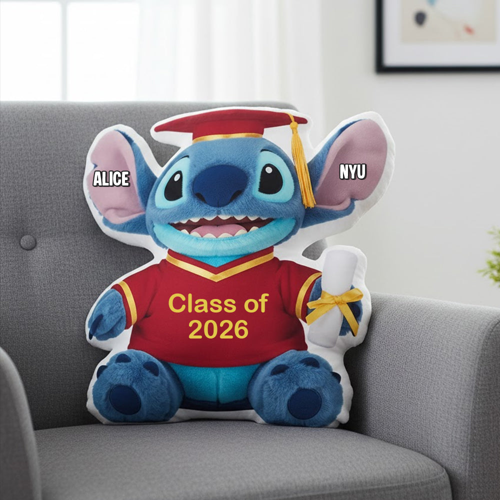 Graduation Shaped Pillow Personalized Gifts For Graduates 02natn081125-Homacus