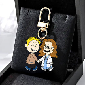 Personalized Gifts For Couple Keychain, Custom Job Costume 01qhqn130125hg-Homacus