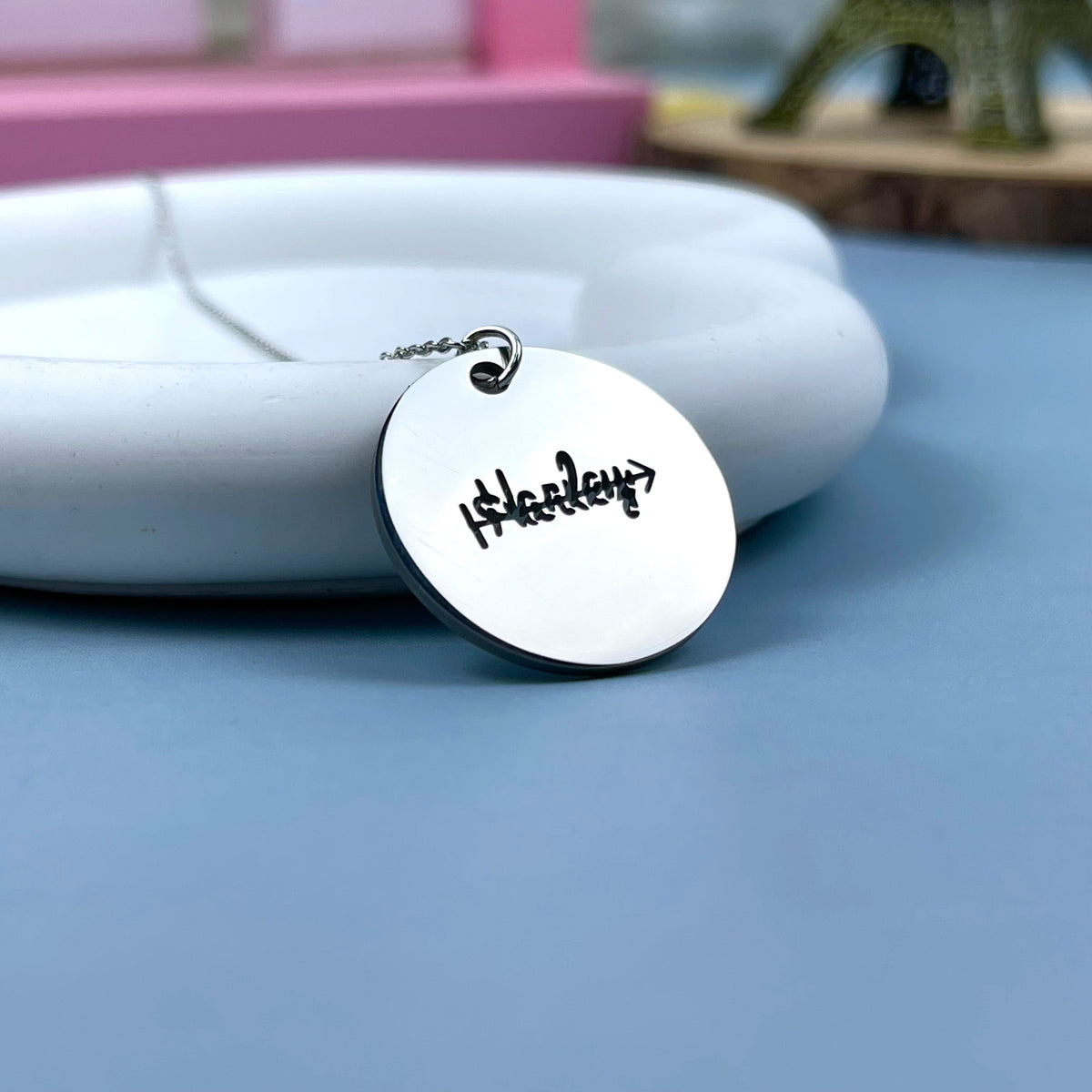 Personalized Name Necklace - Row Forward Charm 40-Homacus