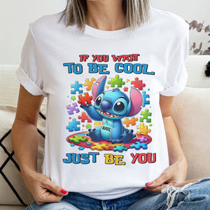 Personalized Gifts For Kids Autism Shirt 06hutn190225 If You Want To Be Cool Just Be You-Homacus