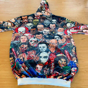 I Like Horror Movies, Gift For Horror Movie Fan, Personalized Hoodie, Horror Oversized Hoodie, Halloween Gift 01HUHN180723-Homacus