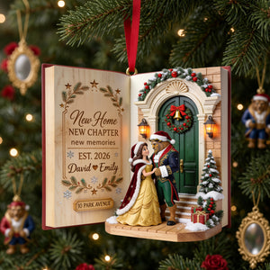New Home Celebrate Ornament, Personalized Gifts For Newly Couple 07qhlu220926-Homacus
