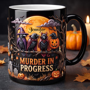 Raven Halloween Magic Mug - Personalized Halloween Gifts 06toqn170826-Homacus