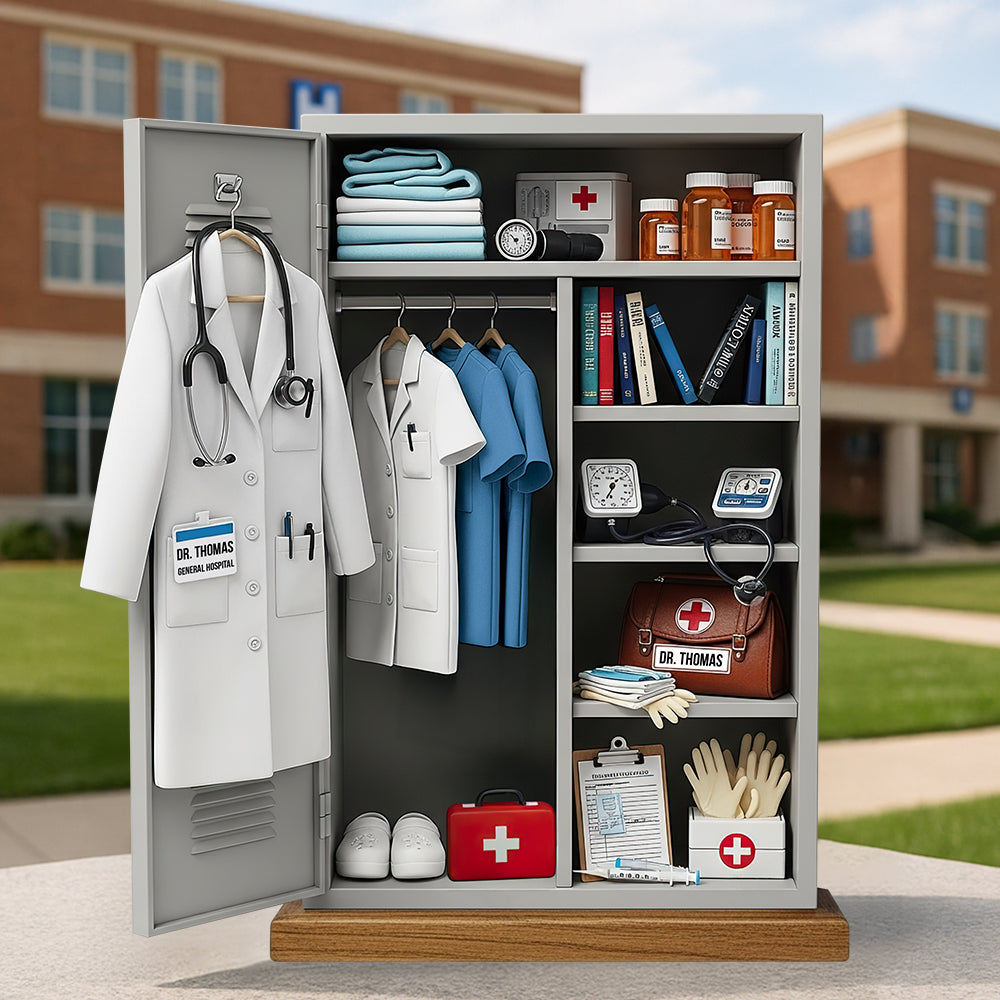 Doctor Personal Locker Acrylic Plaque - Personalized Gifts For Doctor 01qhdt070625-Homacus