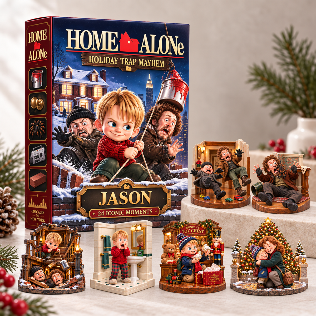 Christmas Trap Adventure Advent Calendar Blind Box - Personalized Gifts 08haqn221026-Homacus