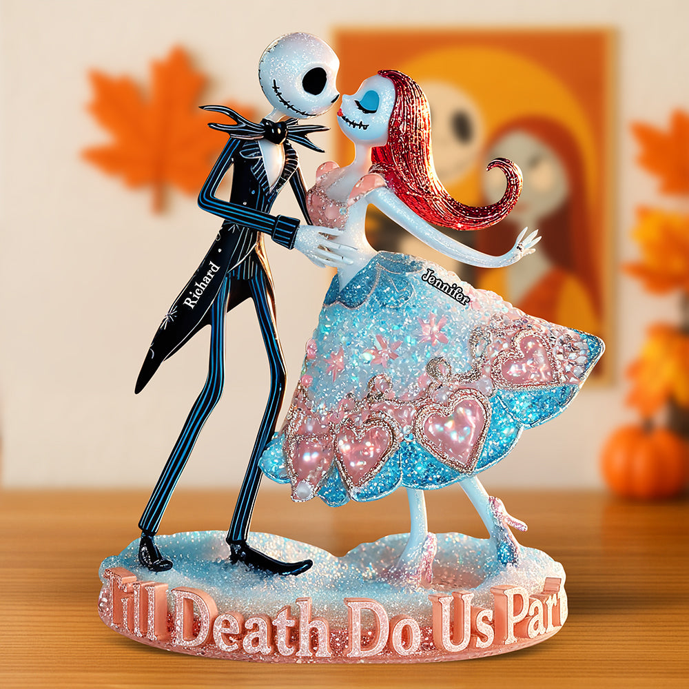 Spooky Love Acrylic Plaque - Personalized Halloween Gifts For Couple 03tgqn280825-Homacus