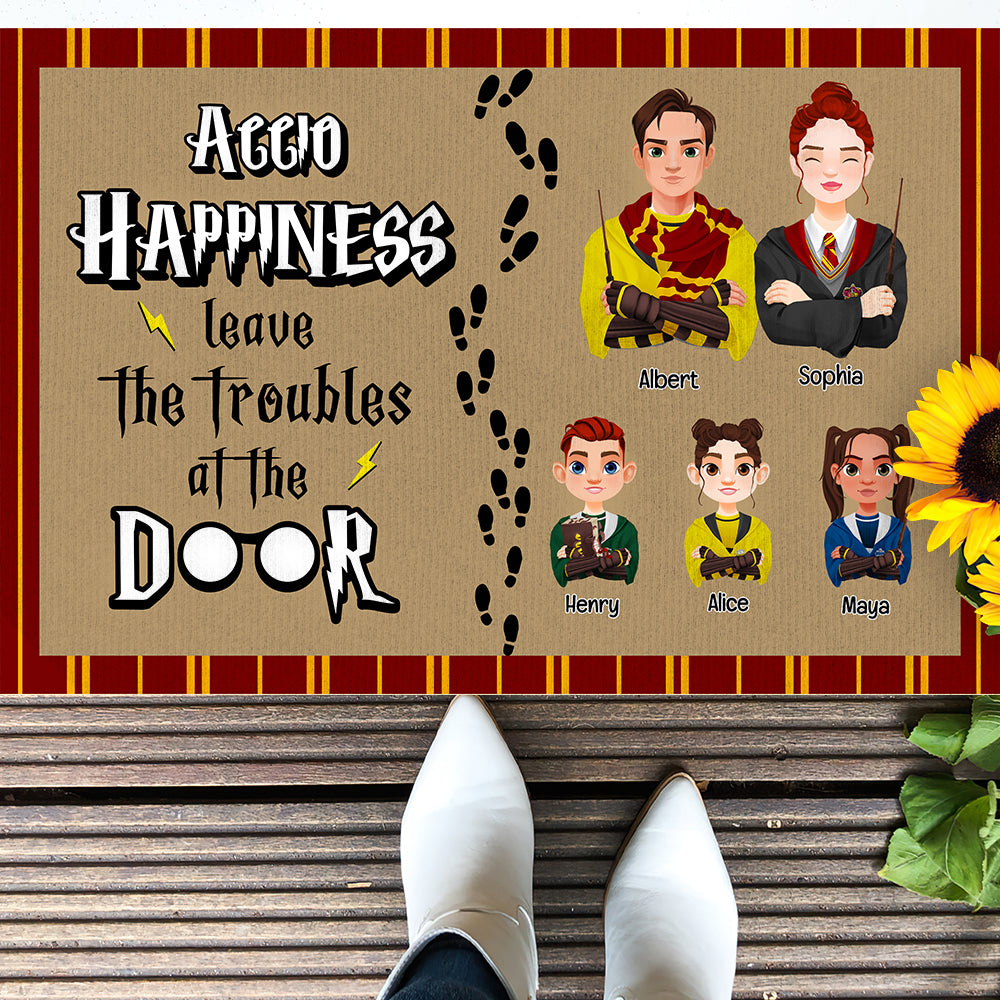 Personalized Gifts For Family, Wizard Family Doormat 02TOLU190924PA-Homacus