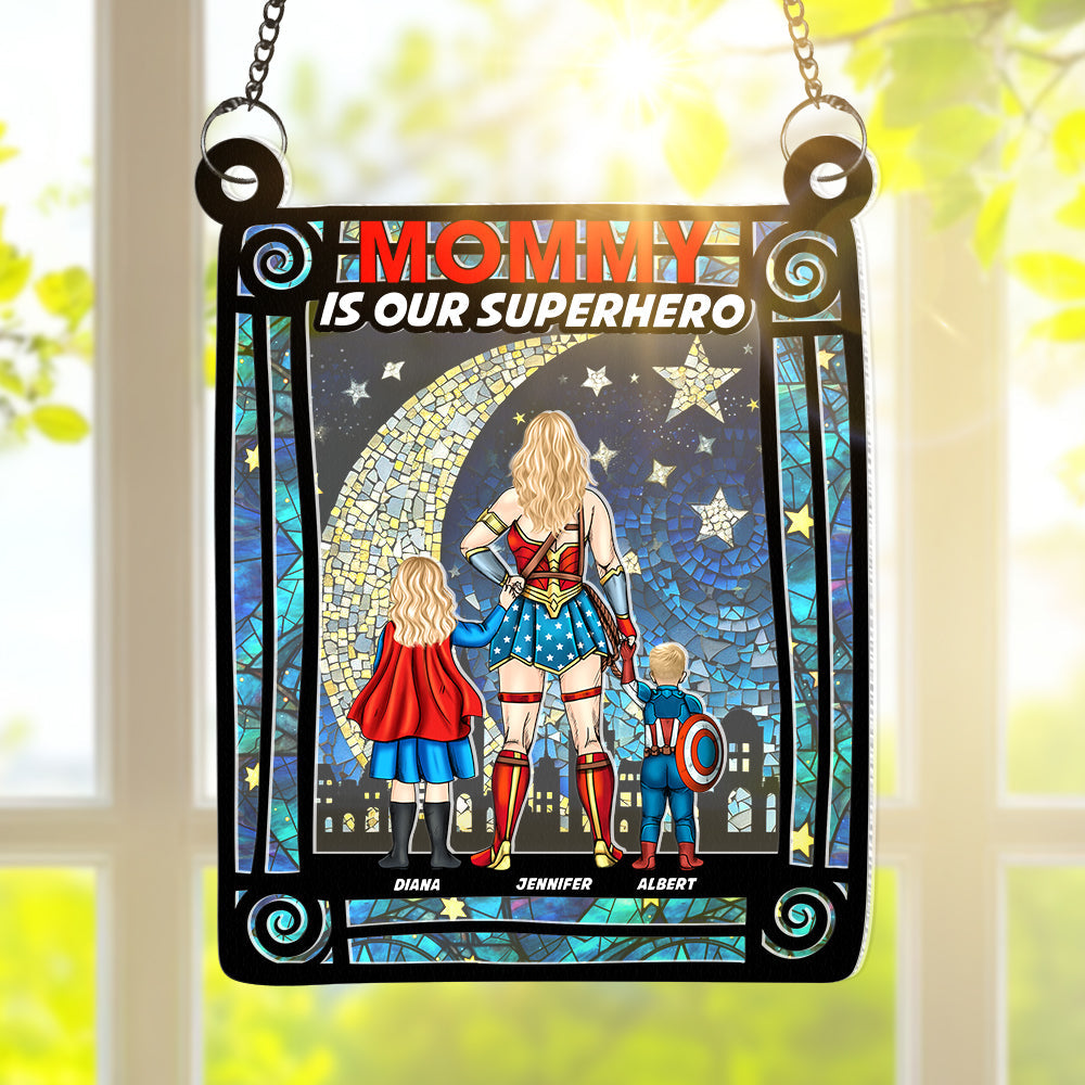 Personalized Gifts For Mom Window Hanging Suncatcher Ornament 03xqqn270225pa-Homacus